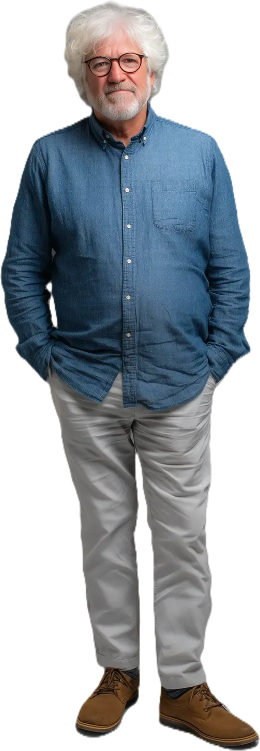 A man in his sixties