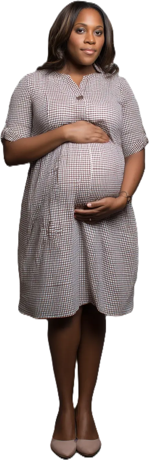 A pregnant woman