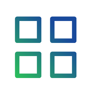 fragmented data icon